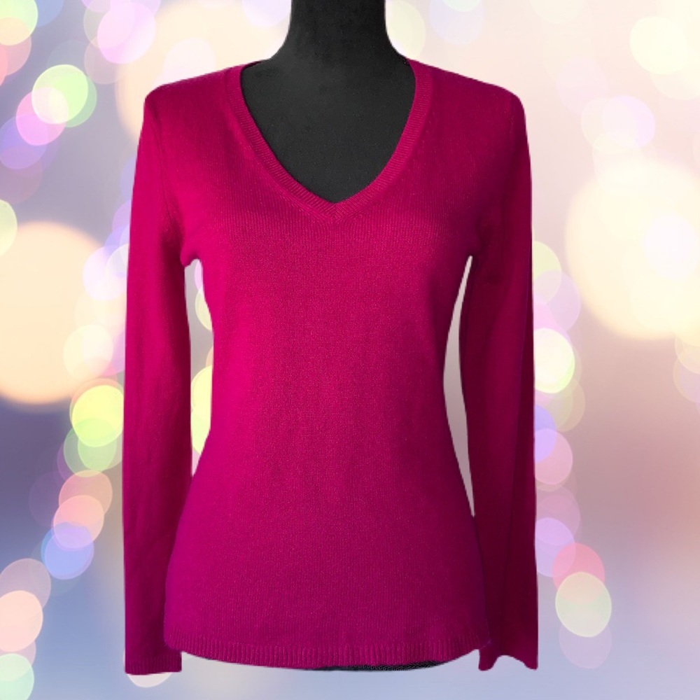 NWT Ann Taylor L/S Cashmere Sweater Size Medium